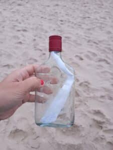 Flaschenpost senden von Jaroslawiec